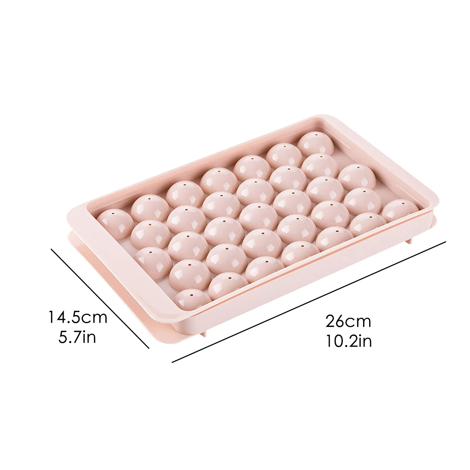 Форма для изготовления ледяных кубиков форма креативная 33 ячейки круглая