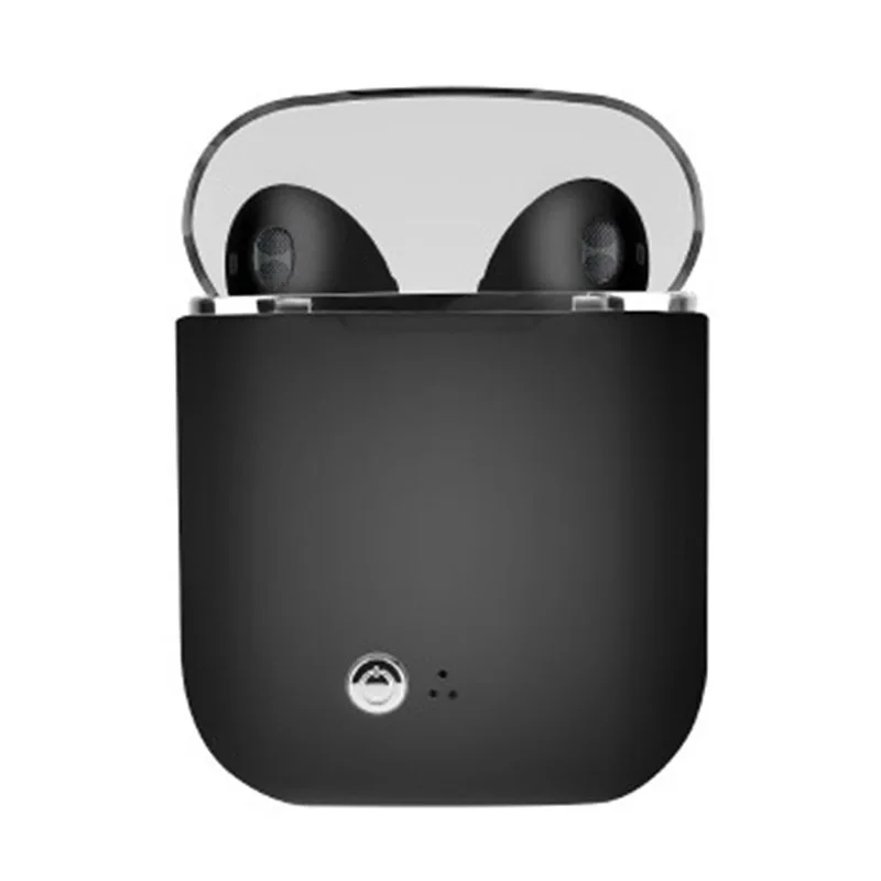 I7s TWS, Bluetooth 5,0, наушники, стерео, беспроводные наушники, HIFI Звук, спортивные наушники, гарнитура, игровая гарнитура для телефона xiaomi - Цвет: black