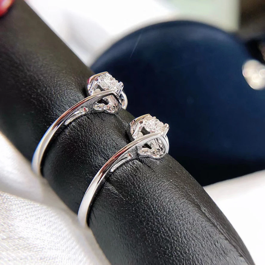 

Женское кольцо из серебра 925 пробы, в виде поцелуя ангела