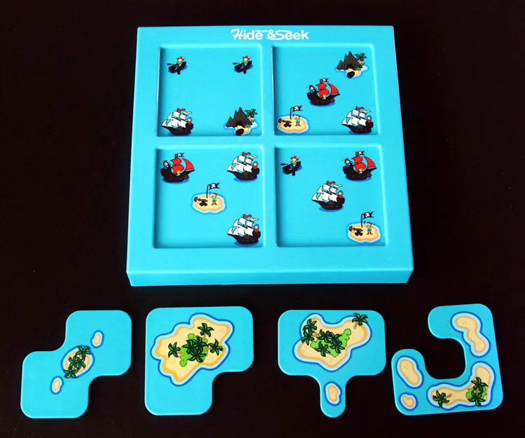 

Pirates Hide seek 48 levels Task Checkpoint Children's Puzzle Toys Solving Customs Game Intelligence Maze party game