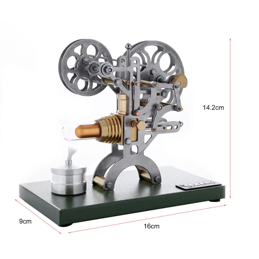 Модель двигателя из нержавеющей стали с горячим воздухом ретро проектор модель