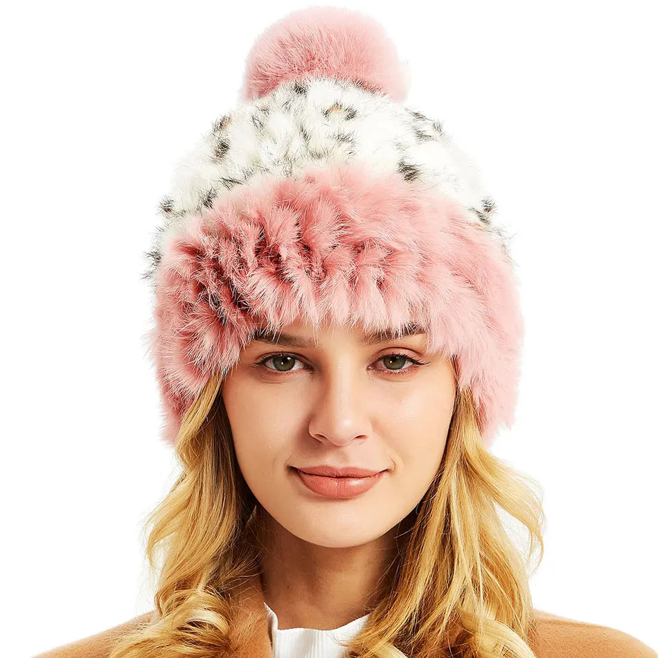 Зимние меховые шапки для женщин теплая плюшевая шапка женская меховая женские