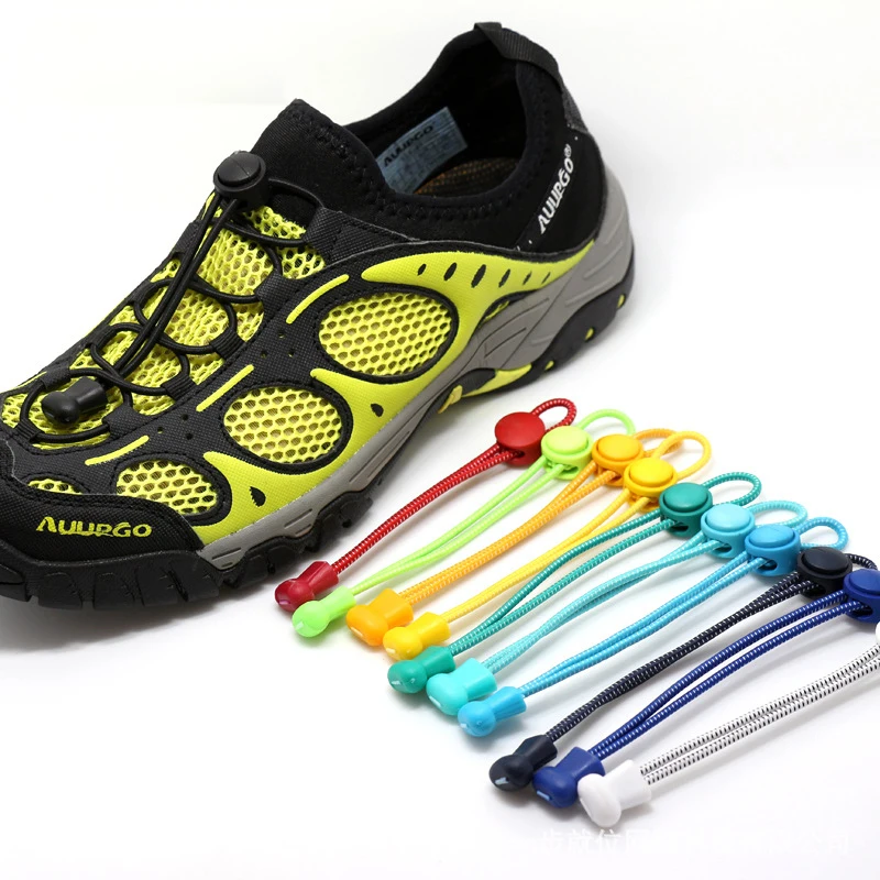 

17 Colors Sneaker ShoeLaces Elastic No Tie Shoe Laces Stretching Lock Lazy Laces Quick Rubber Round Shoelace Shoestrings 100cm
