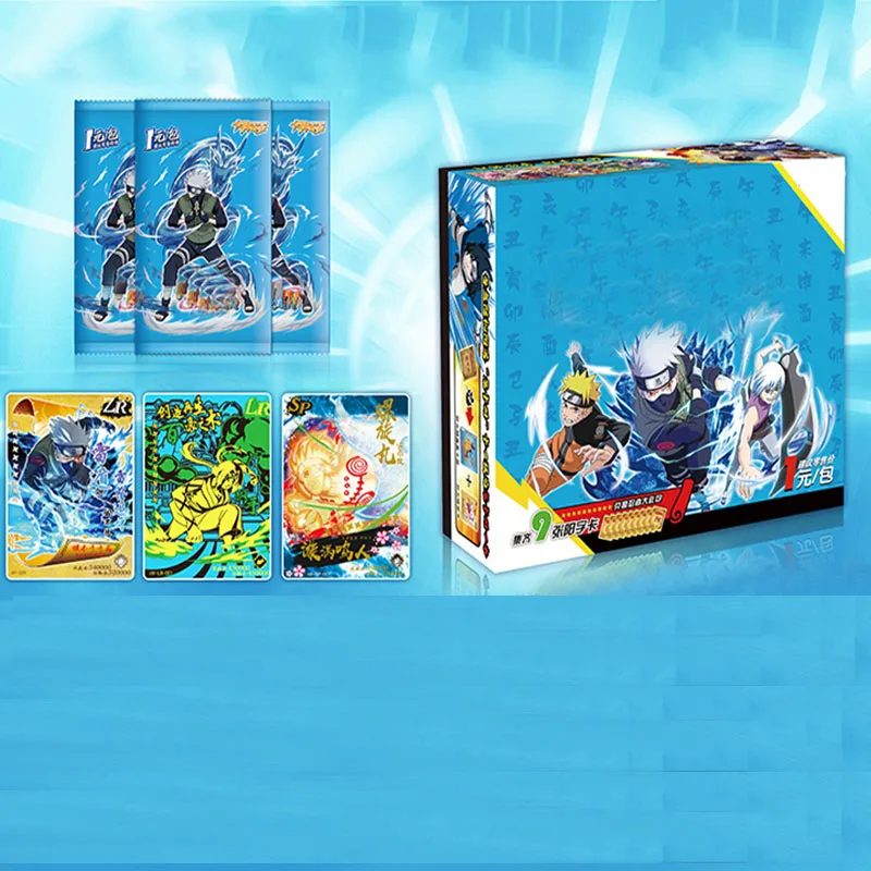 Открытки Наруто Детские карты игры с буквами коллекция периферийных персонажей