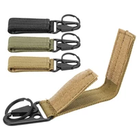 safety outdoor belt hanging keychain carabiner hook and loop strap keyring clip buckle hanger outdoor climbing accessories