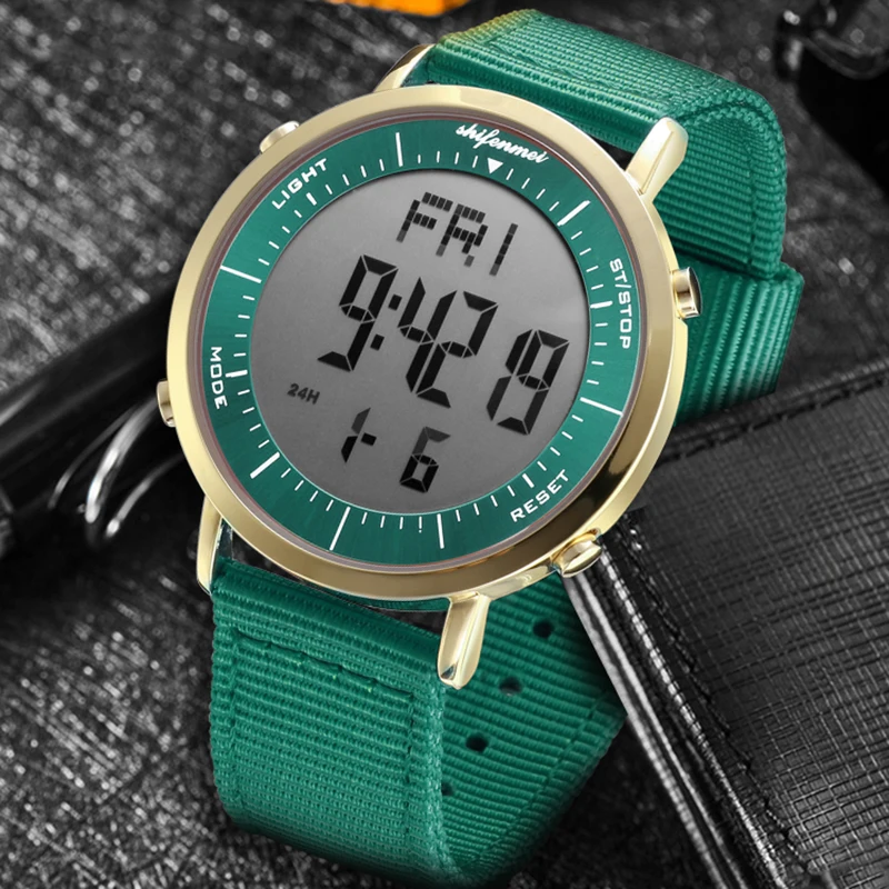 

Shifenmei Military Men Watch Relogio Stainless Steel Casual Digital Wristwatches Sport Electronic Watch Masculino