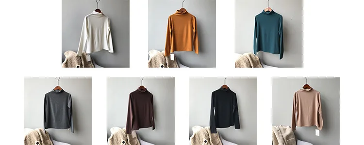 Mooirue Autumn Women Orange Velvet T Shirt High Waist Blue Tee Shirt Slim Korean Style Tops