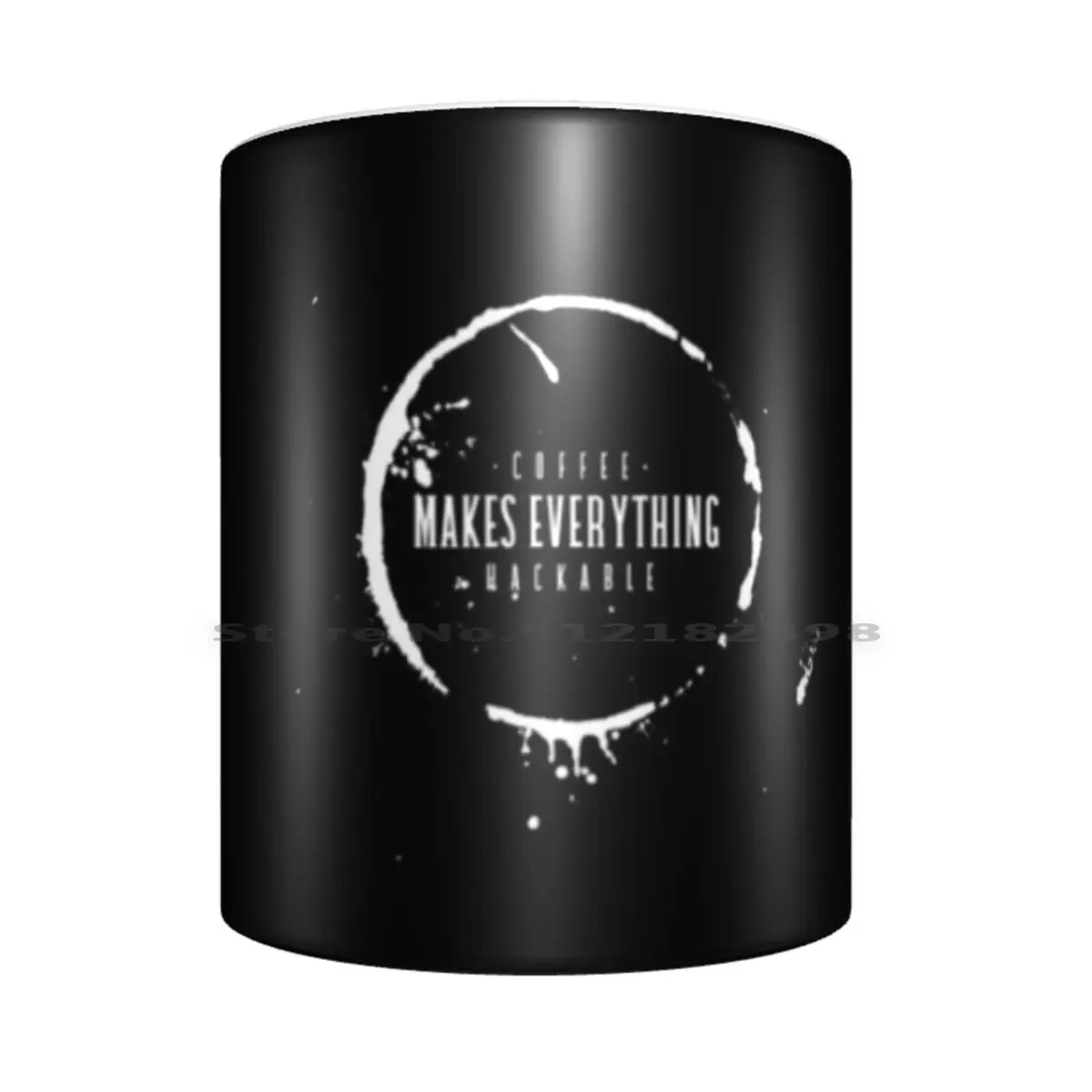 Coffee Makes Everything Hackable Ceramic Mugs Cups Milk Tea Mug Hacker Cybersecurity Pentester Infosec | Дом и сад