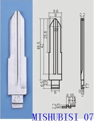 with MIS 07 blade SieNSen автомобильный комплект дистанционного Центрального управления Дверной замок блокировка автомобиля система входа без ключа с пультом дистанционного управления аксессуары для автомобиля - Цвет: with MIS 07 blade