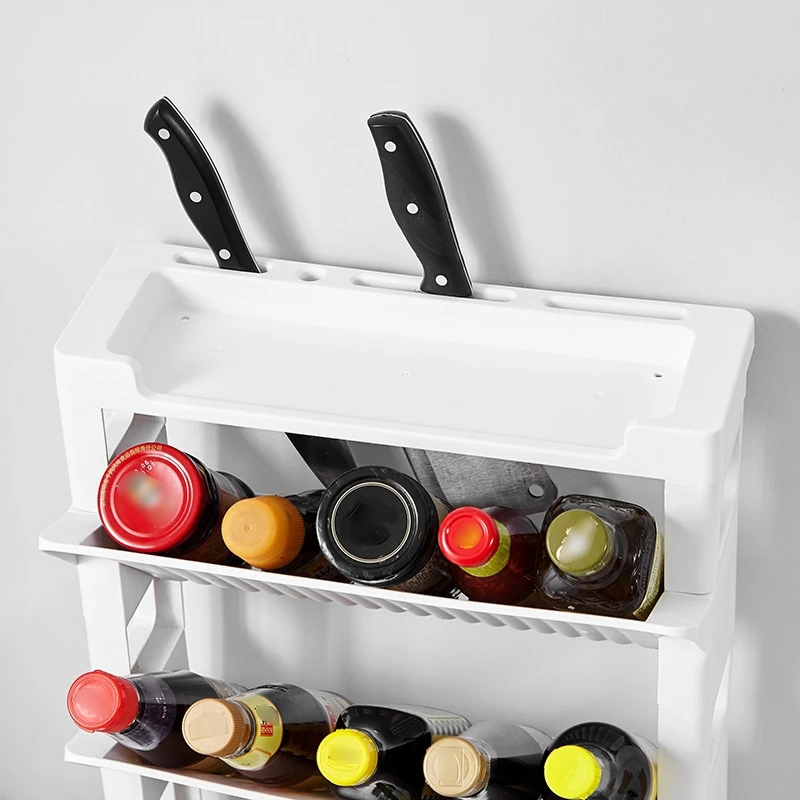 

2-Tier Spice Storage Rack Cosmetic Organizer Shelf for Bathroom Desktop Kitchen Seasoning Storage Rack