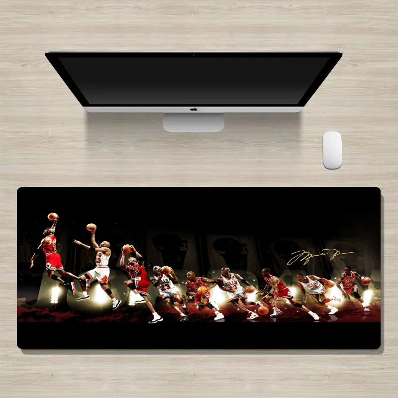 

Mouse Pad Basketball Large Rubber 900x400 Carpet Gamer PC Computer Gaming Accessories Keyboard Desk Mat For CS GO LOL Mousepad