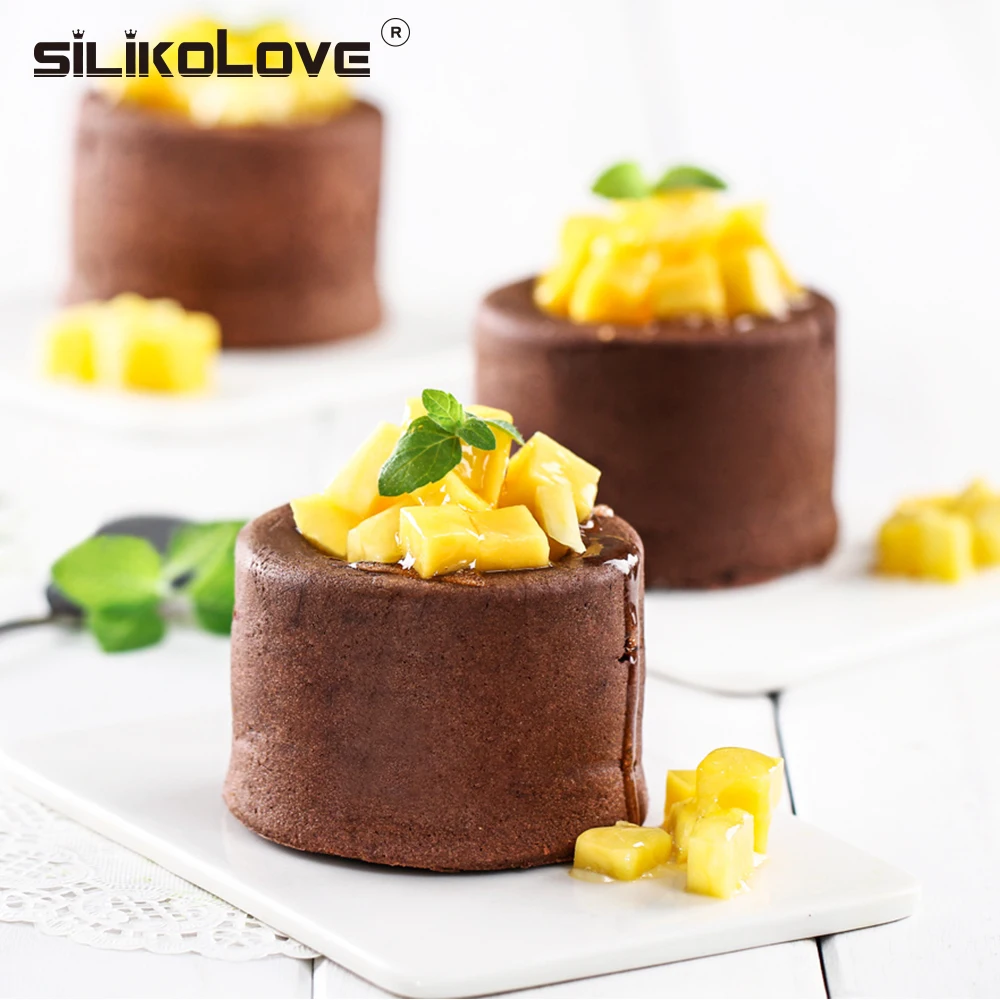 SILIKOLOVE 8 полости силиконовые формы для выпечки украшения инструменты мусс форма для десерта желе пудинг формы
