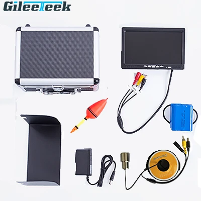 Камера для океан/льда/озерной рыбалки с 7-дюймовым TFT цветным экраном 12