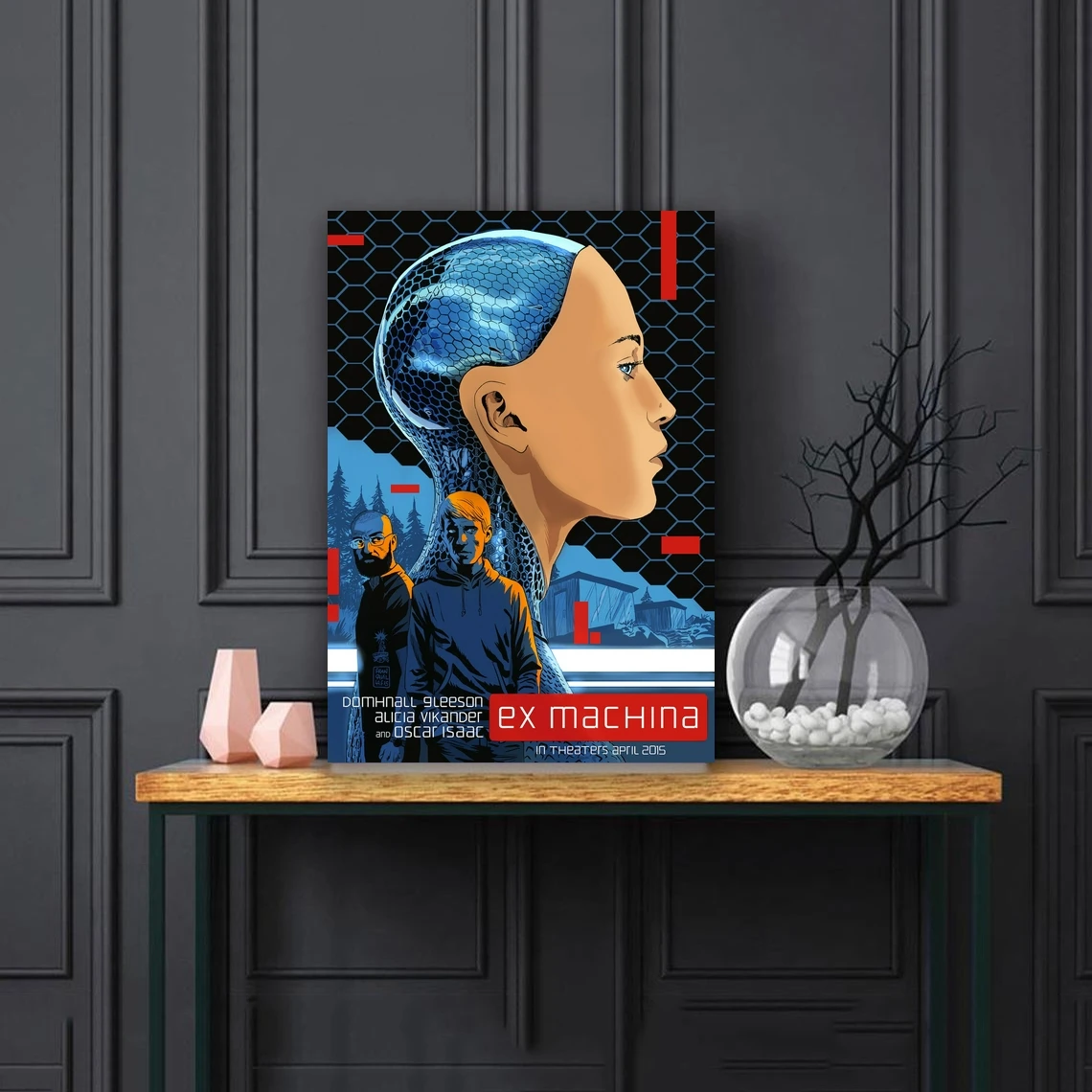 Плакат с фильмом Ex Machina обложка на холсте индивидуальный постер украшение для