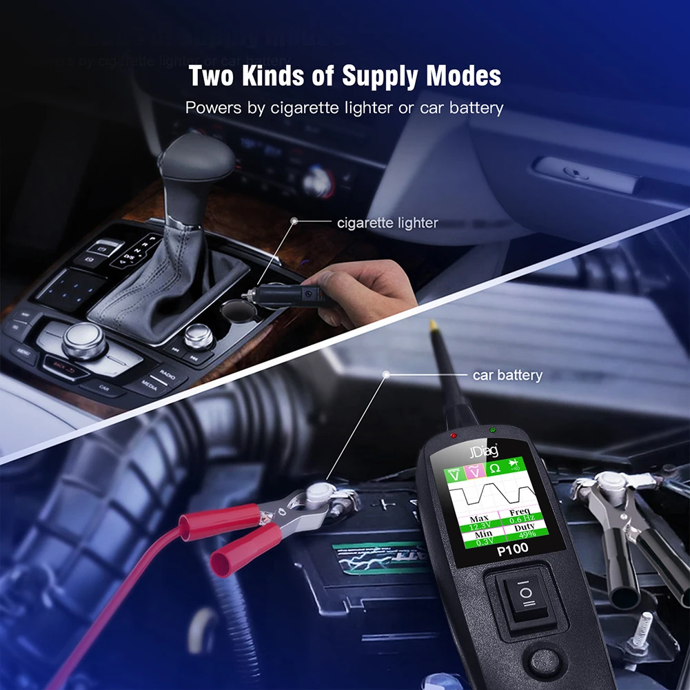 

New Generation Automotive Electrical Circuit System Tester Pro P100 for Cars and Trucks