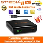 Лидер продаж, спутниковый ресивер Gtmedia V7 S2X, обновленный GTmedia V7S HD, включает usb wifi Gtmedia V7S2X V8X DVB-S2 H.265 без приложения