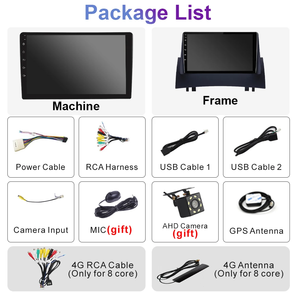 Автомагнитола 2 Din Восьмиядерный процессор Android 11 мультимедийный видеоплеер для