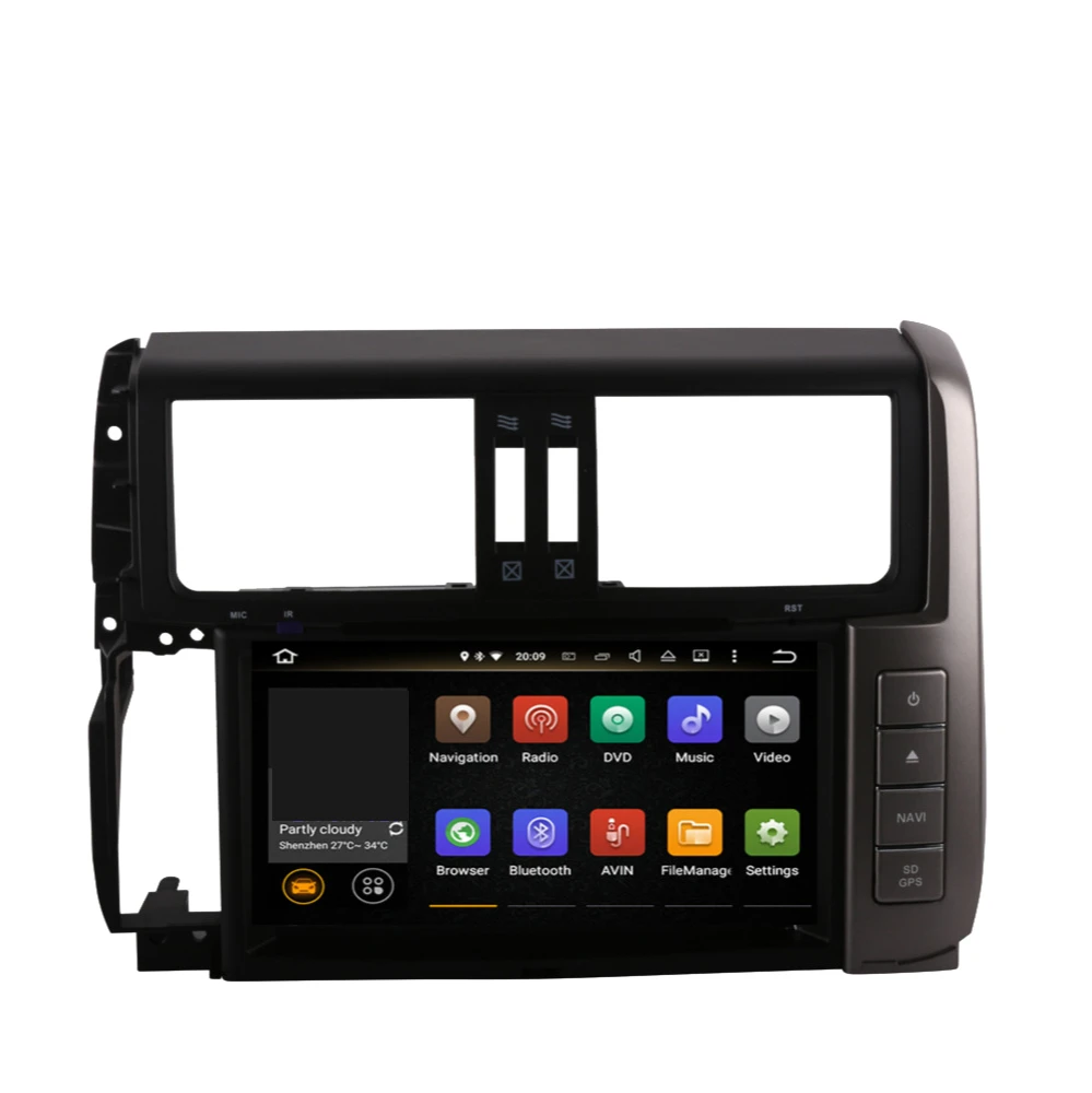 Автомобильный GPS-навигатор Android 10 0 для TOYOTA PRADO/LC950/PRADO 950 2010-2013 автомобильное радио