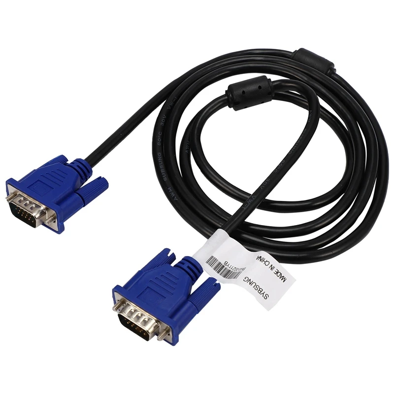 1 5 м VGA кабель штекер-штекер 4 + HD полностью проводной 15PIN для ЖК-ЭЛТ проектора ПК