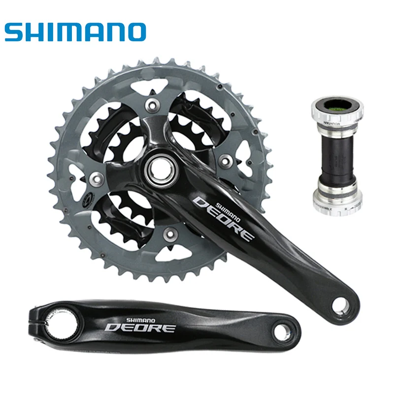 Shimano Deore FC M590 Crankset 3*9s 27S MTB велосипедная цепь M591 44 32 22T не включает Кривошип|bike