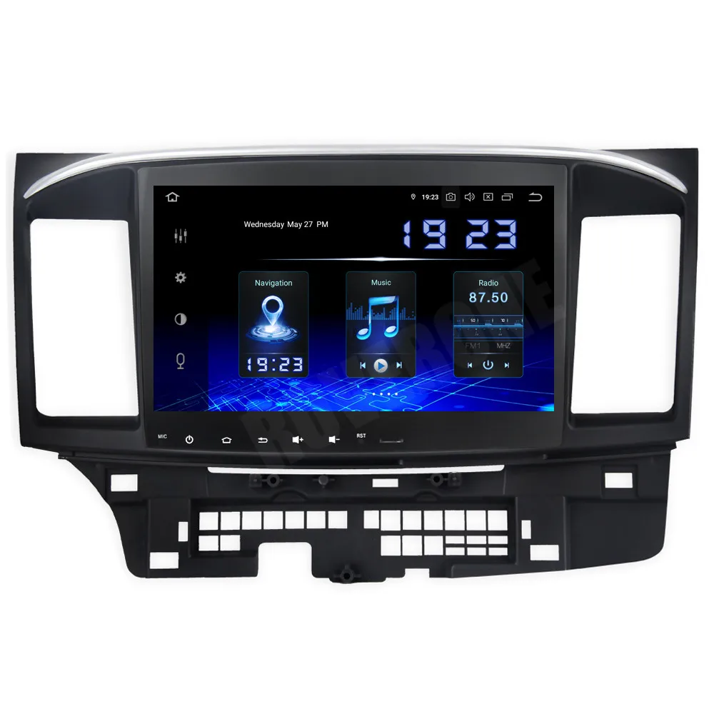 Автомагнитола RoverOne для Mitsubishi Lancer 10 GaLant Fortis Ispira X Android автомобильное радио с GPS