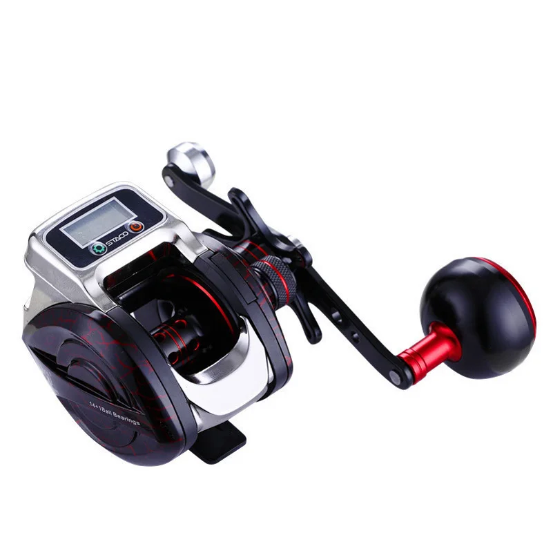 2019 новая катушка baitcasing с линейной катушкой для ловли в отвес рыбалки 14 + 1 BB