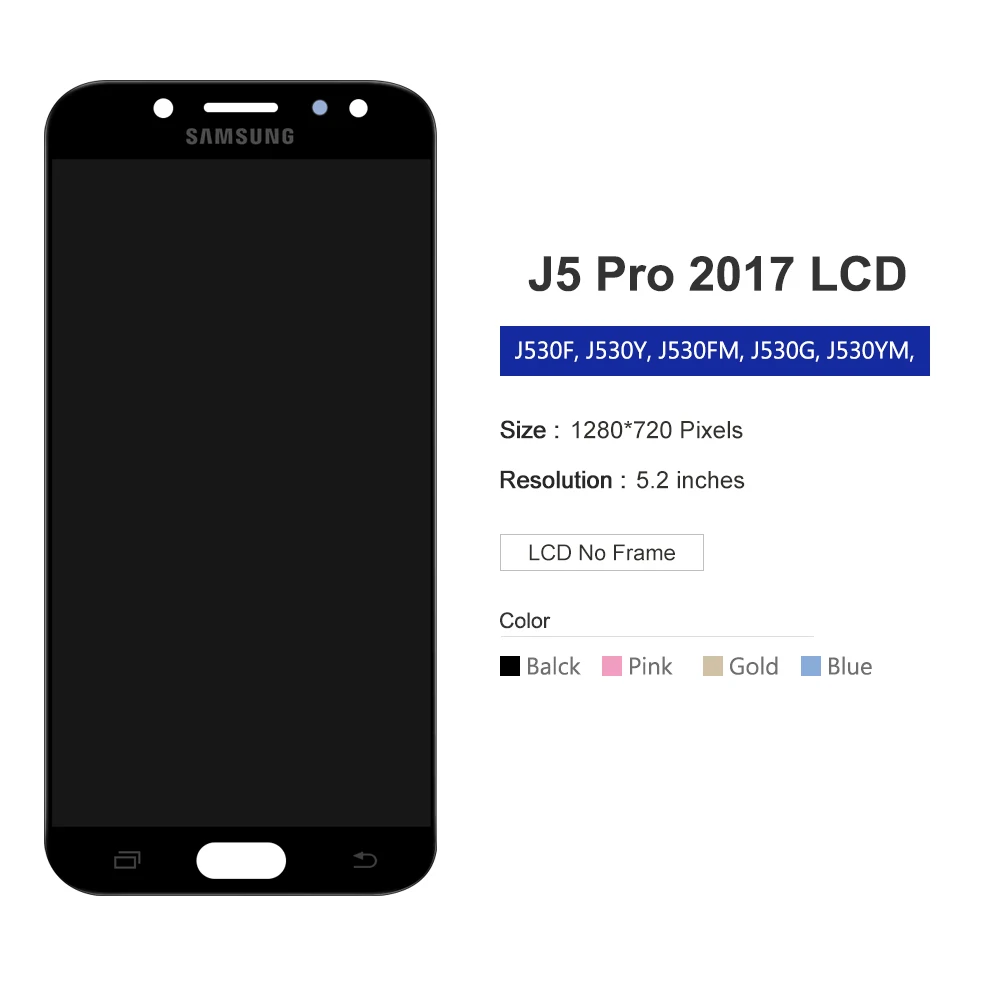 5 2 ''оригинальный J530 ЖК дисплей для Samsung Galaxy J5 2017 J530F сенсорный экран дигитайзер