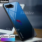 Skinlee для ASUS Rog5 Pro Чехол градиентной расцветки закаленное стекло Жесткий Чехол для Rog Phone 5 Ultimate чехол Funda