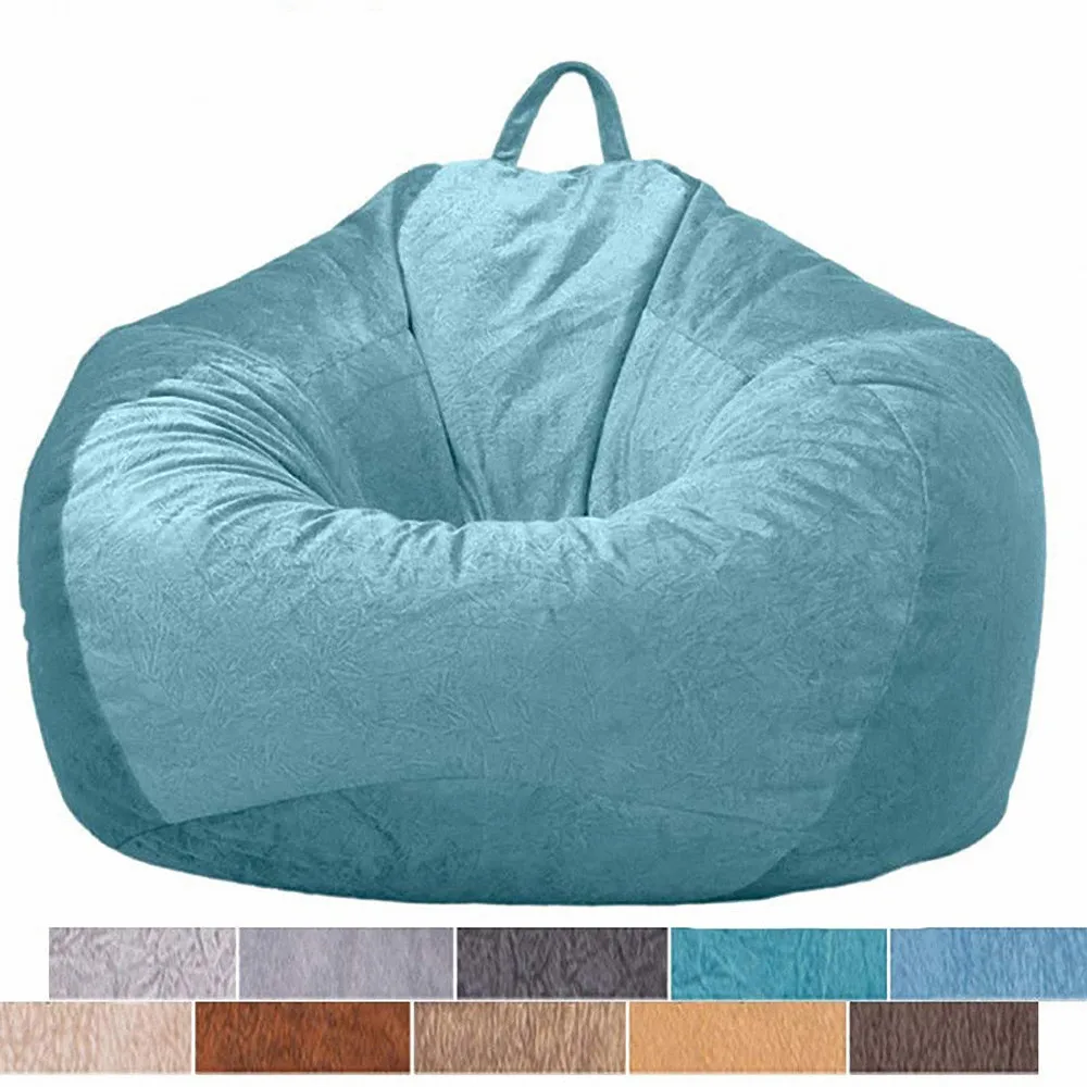 

Чехол-мешок бархатный для кресла, для дома, для взрослых и детей, без наполнения, моющийся чехол для отдыха, для гостиной