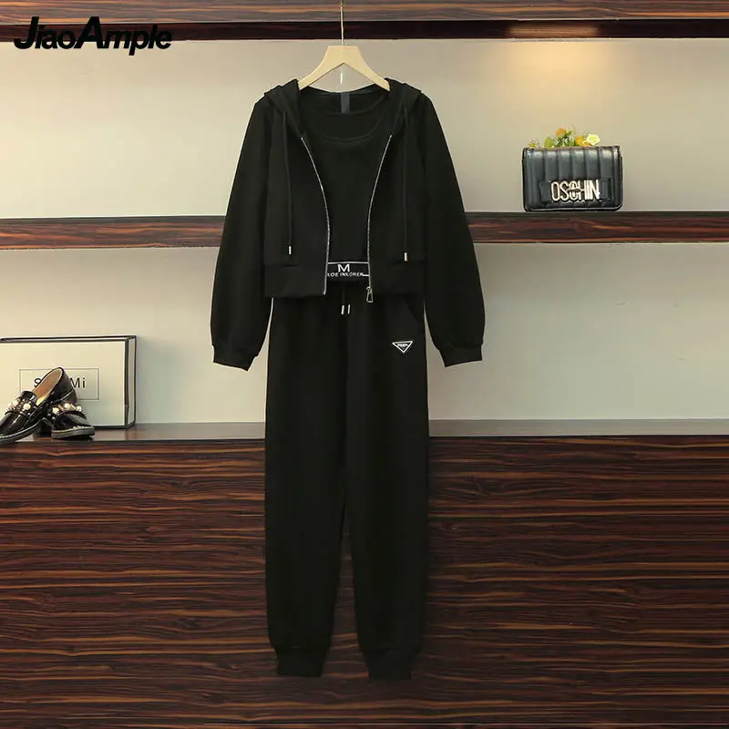 Женский спортивный костюм Новинка весна-осень 2021 спортивная одежда корейский