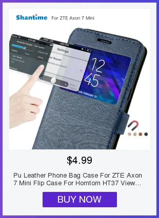 Чехол-книжка из искусственной кожи для zte Axon 7 Mini, флип-чехол из ТПУ, Мягкая силиконовая задняя крышка для zte Axon 7 Mini, слоты для карт, деловой чехол