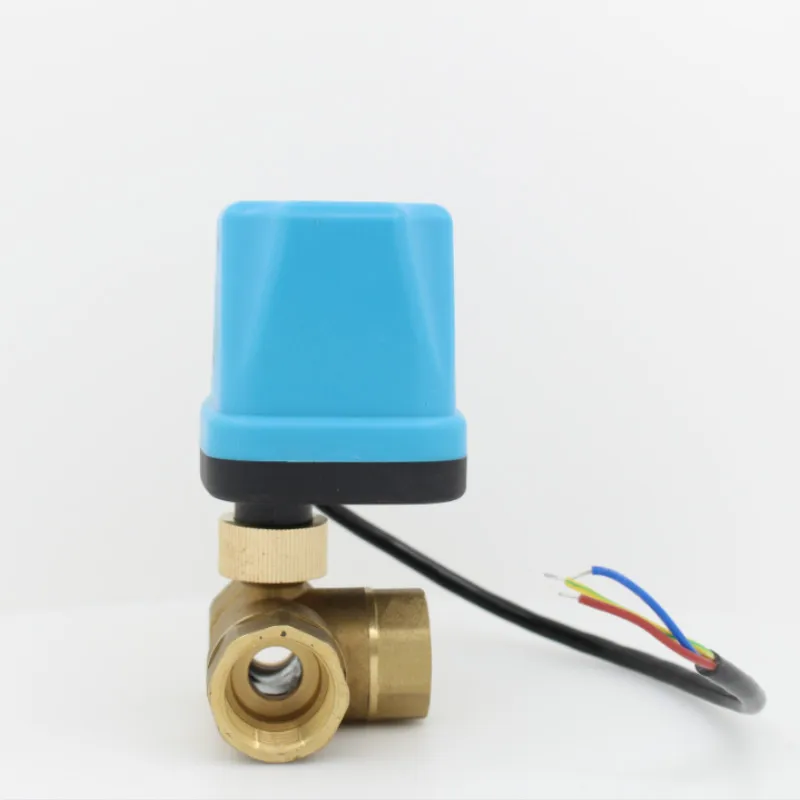 Трехходовой Электрический шаровой клапан DC5V моторизованный с электрическим