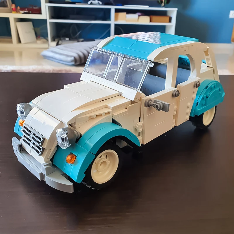 

Моделирующая машина, кубики для сборки скоростной машинки из мультфильма, кубики MOC World Brand, коллекционные автомобили, детские игрушки