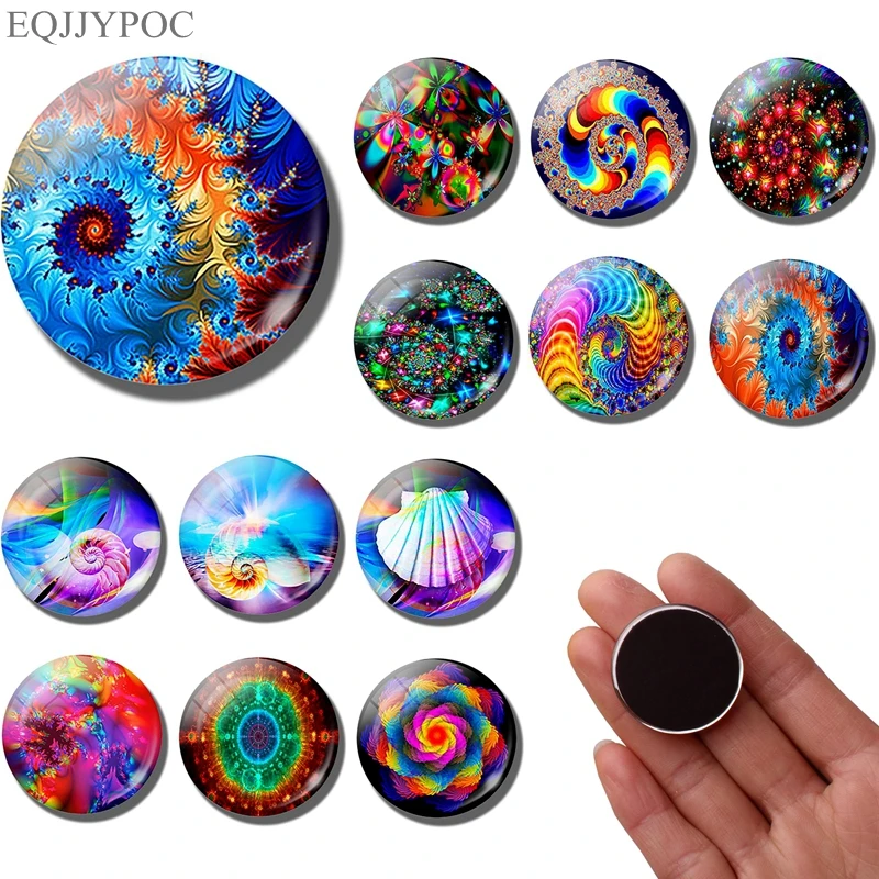 Радужный неоновый цвет магнитный яркий цветок магниты для холодильника