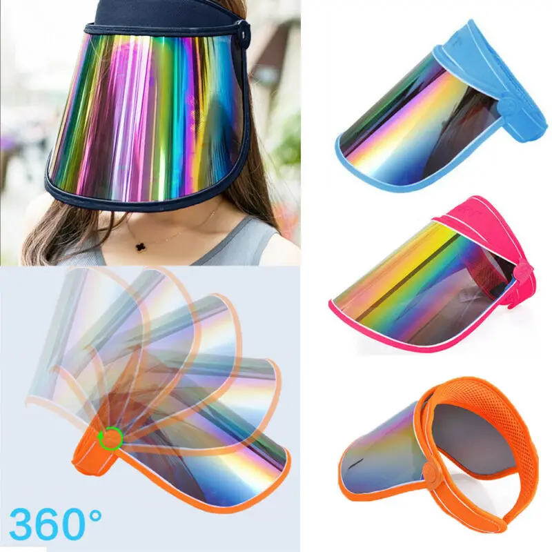 Спортивная солнцезащитная Кепка с козырьком регулируемая на все лицо