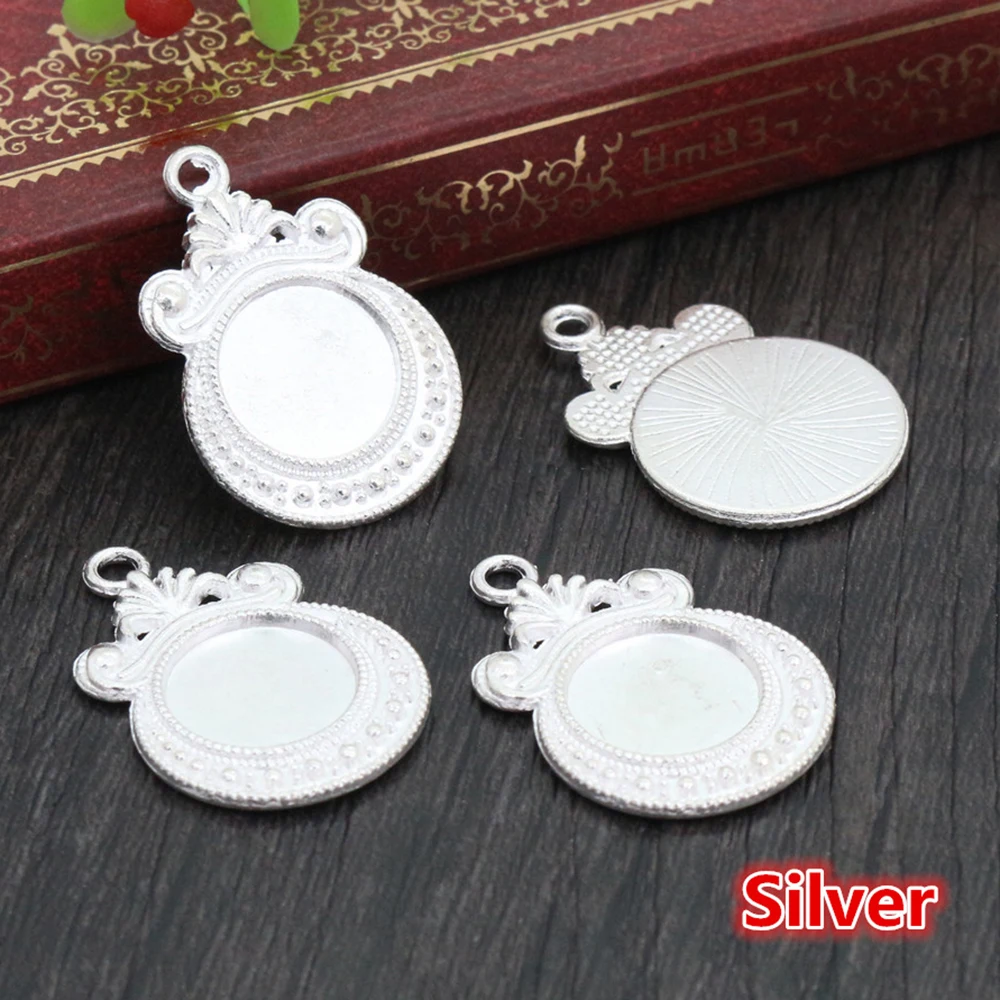 20 шт. 12 мм внутренний размер античная бронза серебро золото черное покрытие