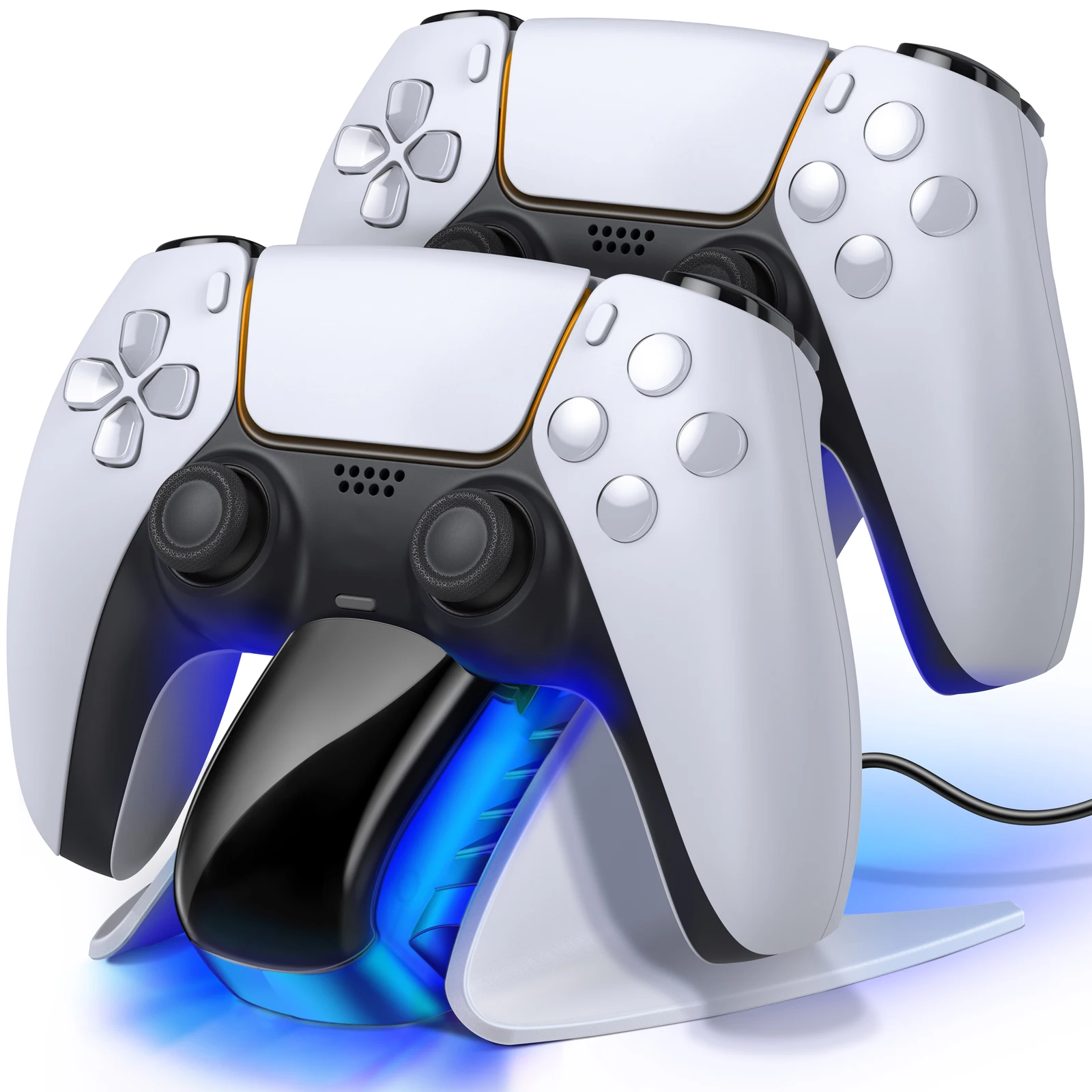 

Dual Fast Charger For PS5 Controller 5V/3A Type-C Charging Cradle Dock Station For Playstation 5 Joystick Gamepad Accessories