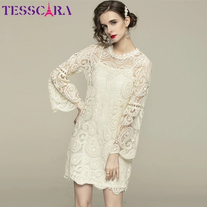 Платье С Кружевными Расклешенными Рукавами Купить