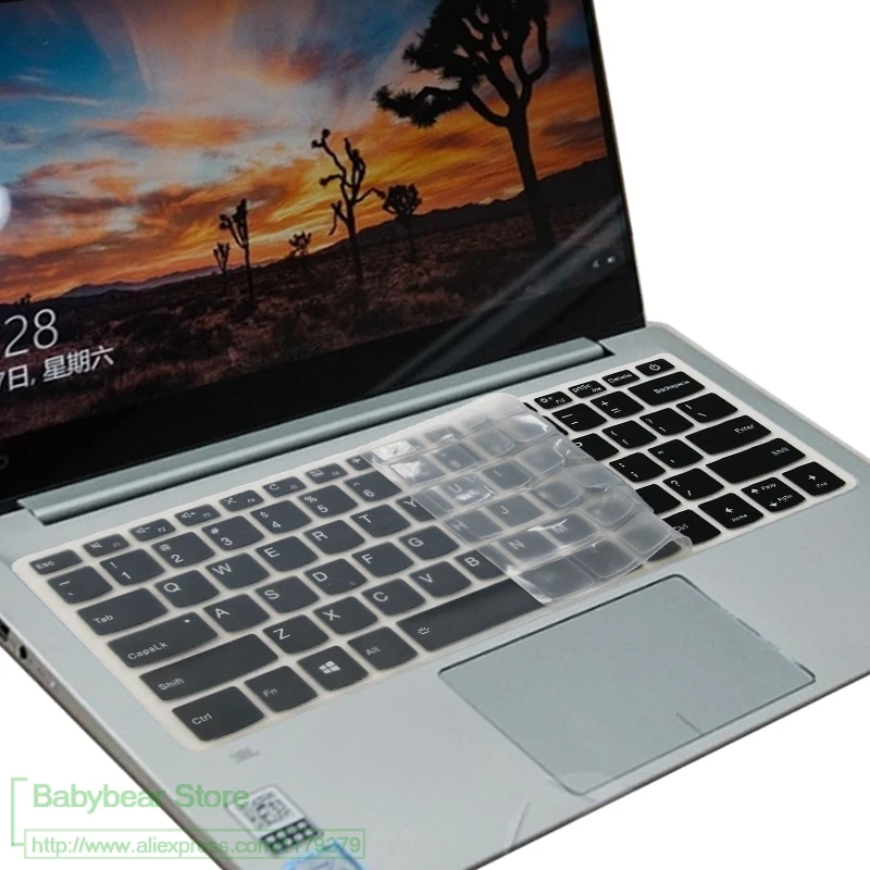 clear Силиконовый защитный чехол для клавиатуры для ноутбука lenovo Ideapad 330S-14 330s-14IKB 330S 14 ikb 330s-14ast 330s-14arr 330s-14lkb - Цвет: clear