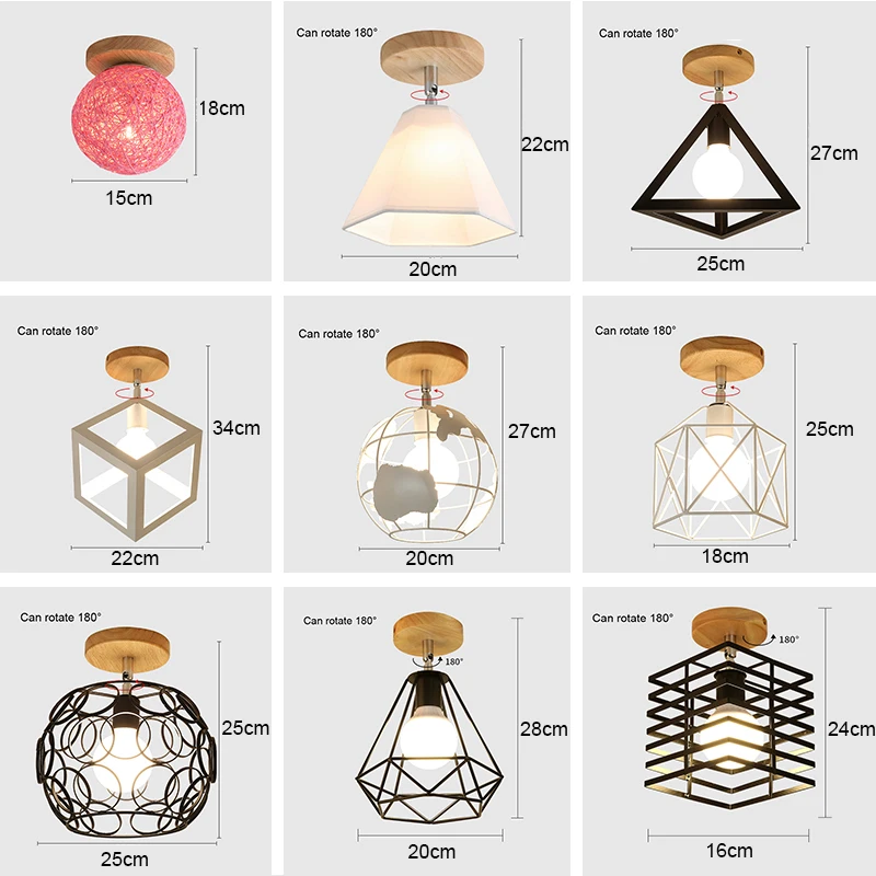 

LED Ceiling Lights Modern Ceiling Lamp Vintage Lampada Led Plafonnier For Living Room Nordic Decoration Home Luminaria De Teto