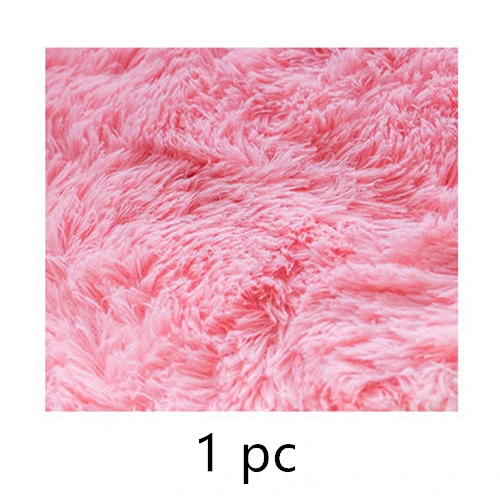 Pink RAYUAN один кусок DIY коврик-головоломка EVA пена ворс лохматый игровой коврик плюшевый теплый мягкий коврик для детей детский игровой коврик 30x30 см - Цвет: Pink