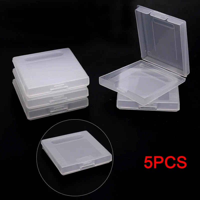 

5PCS Game Card Cases Plastic Cartridge Cases Boxes White Game Dust Cover
