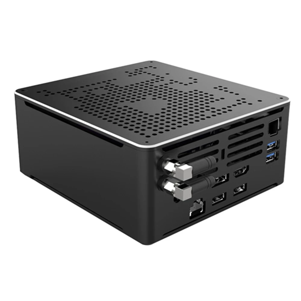 Игровой компьютер Intel Core i9 10980HK i7 10750H 2 * lan DDR4 M.2 NVME Micro PC Windows 11/10 Linux 4K HTPC HDMI мини-ПК Gamer