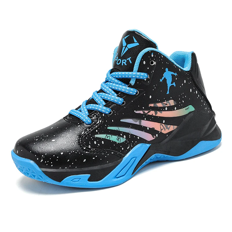 

Kids Sneakers Children Casual Shoes For Boys Sneakers Girls Shoes Basketball Lace-up Anti-slippery Waterproof Leather Trainers
