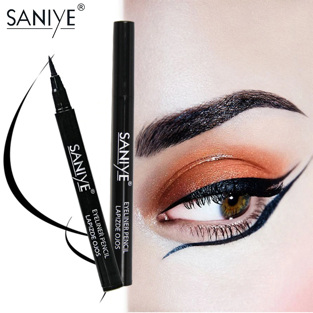 Подводка для глаз SANIYE Водостойкая черного цвета 1 шт. косметическая подводка