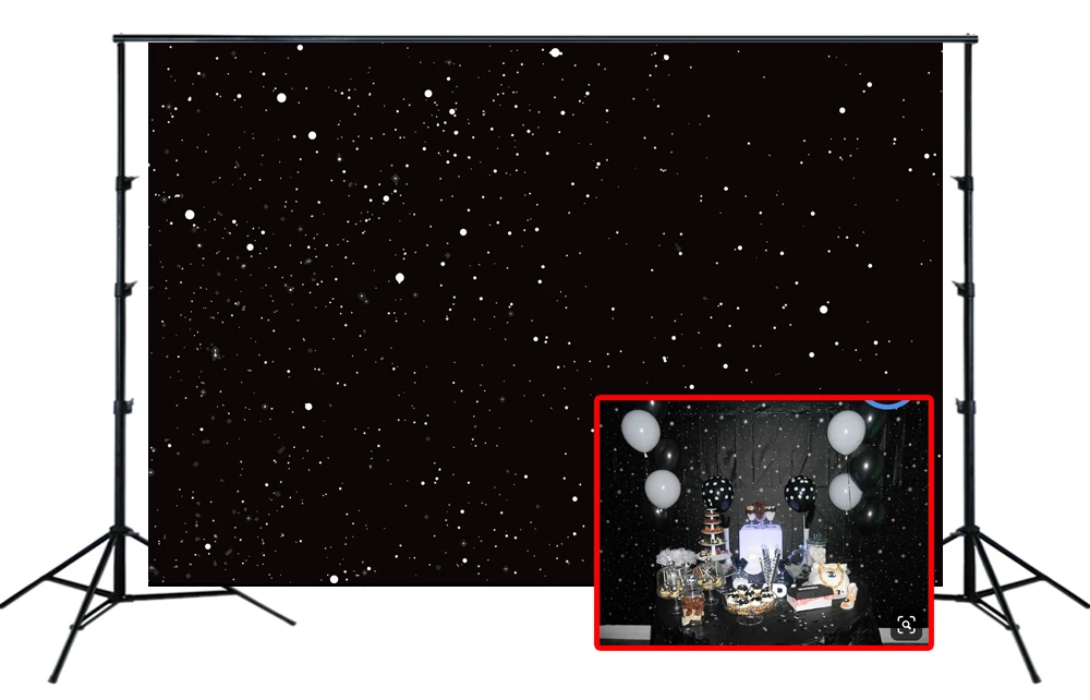 Вселенная звезда черный фон галактика День Рождения фотография детский Душ