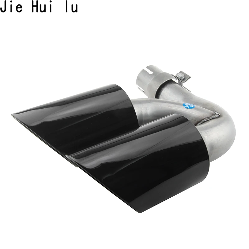 Черный глянцевый глушитель для автомобиля наконечник выхлопной трубы из