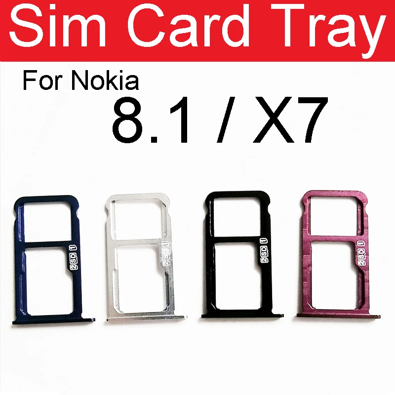 Держатель для SIM-карты Nokia 7 8 1 X7 Sirocco 9 Pureview Plus слот SD-карты | Мобильные телефоны и