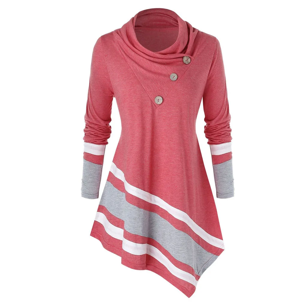 Женская Винтажная Футболка MISSOMO повседневная полосатая футболка с длинным