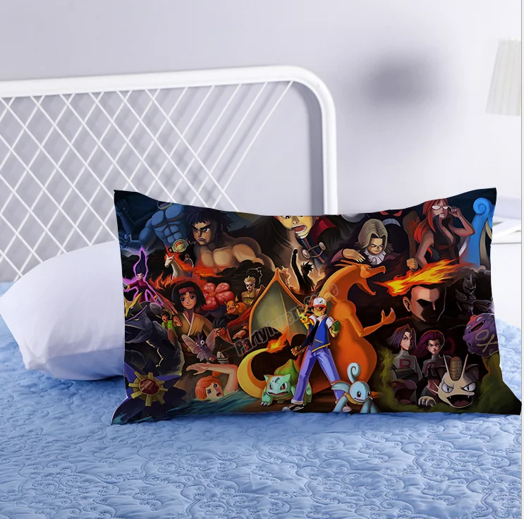 Покемон Пикачу аниме наволочка мультяшная подушка чехол s милые осенние